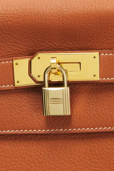 HERMÈS Hermes Taurillon Clemence Kelly 40 Handbag | Thumbnail 5 HERMÈS Hermes Taurillon Clemence Kelly 40 Handbag | Thumbnail 5