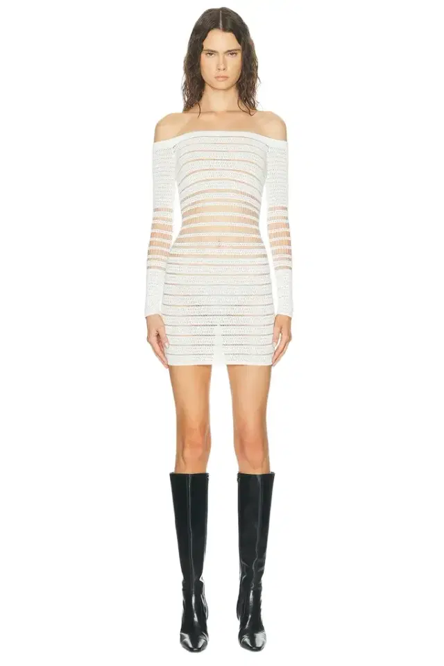 HAELO Veiled Mini Dress