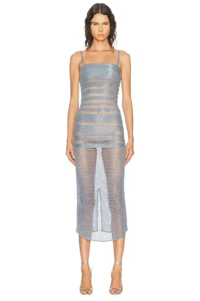 HAELO Gradiated Embellished Dress