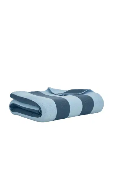 HAWKINS NEW YORK Simple Striped Throw Blanket | Thumbnail 2 HAWKINS NEW YORK Simple Striped Throw Blanket | Thumbnail 2