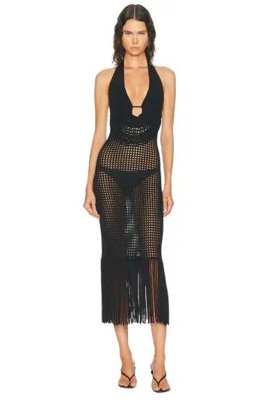 HAELO Double Two-toned Fringe Dress | Thumbnail 1