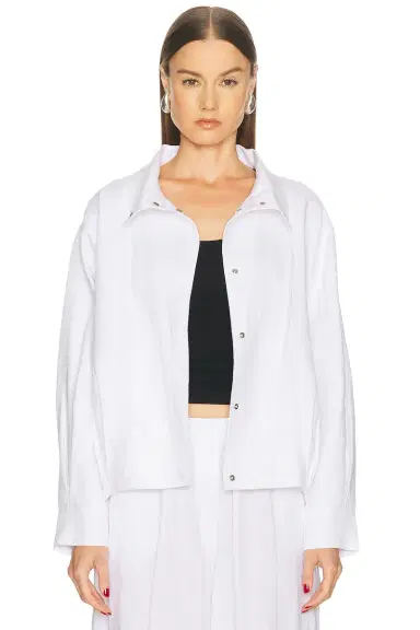 Aexae Linen Bomber Jacket | Thumbnail 2