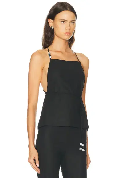 L'Academie Anaia Linen Top | Thumbnail 2 L'Academie Anaia Linen Top | Thumbnail 2