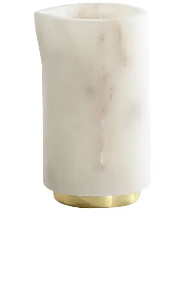 HAWKINS NEW YORK Simple Marble and Brass Creamer