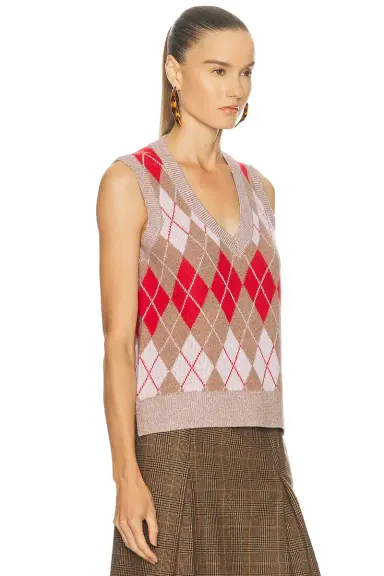 RE/DONE Argyle Vest | Thumbnail 2 RE/DONE Argyle Vest | Thumbnail 2