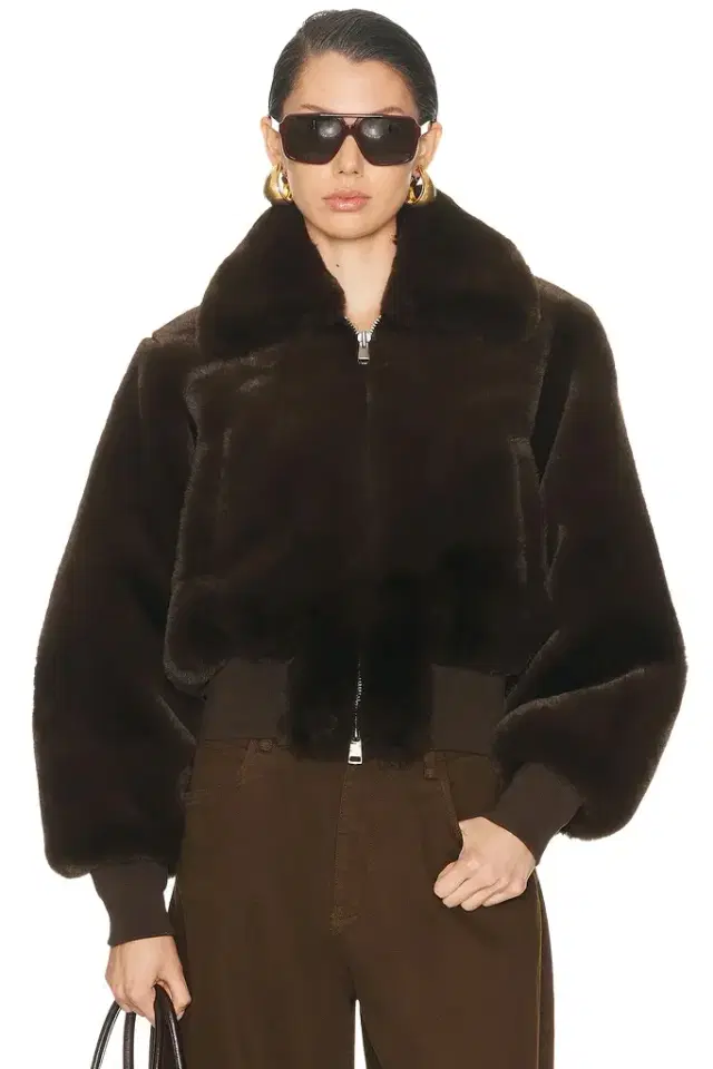 Ronny Kobo Clemence Faux Fur Jacket
