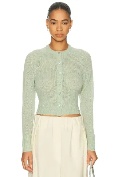 RE/DONE Slim Cashmere Cardigan | Thumbnail 1 RE/DONE Slim Cashmere Cardigan | Thumbnail 1