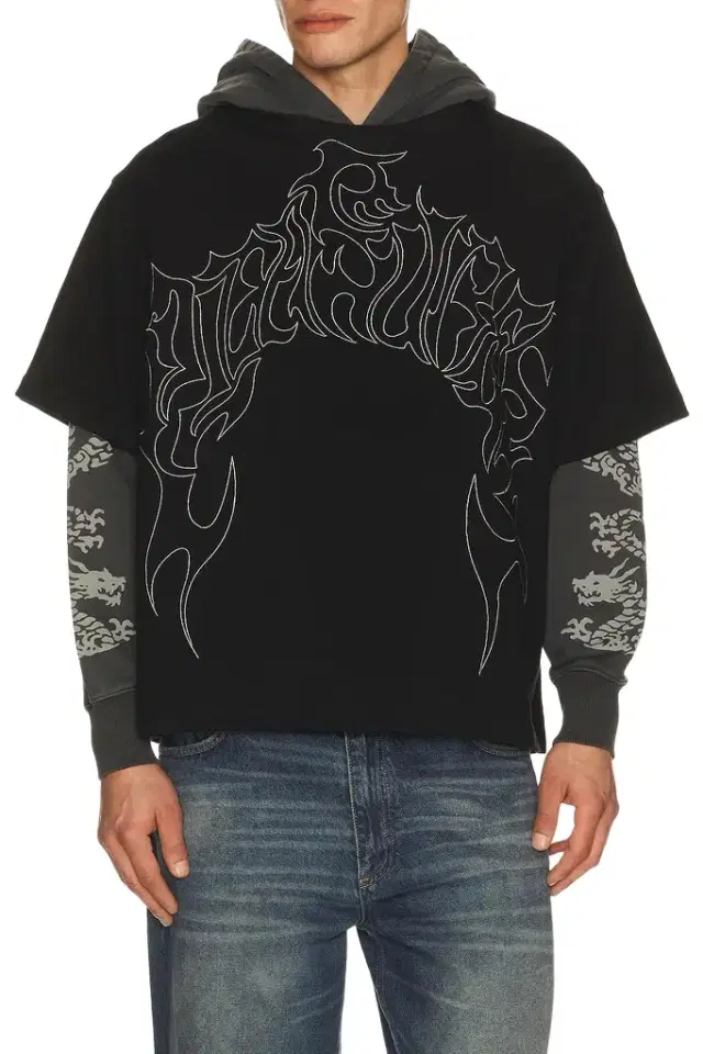 Pleasures Dragon Layered Hoodie