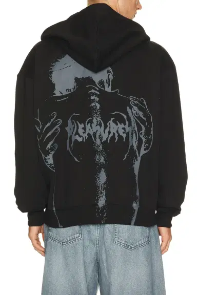 Pleasures Spine Full Zip Hoodie | Thumbnail 2