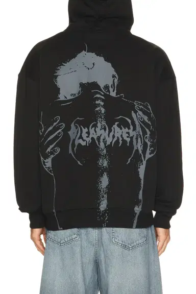Pleasures Spine Full Zip Hoodie | Thumbnail 3