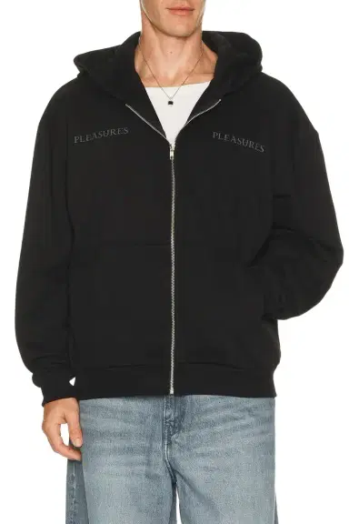 Pleasures Spine Full Zip Hoodie | Thumbnail 1