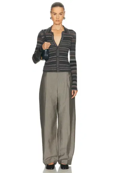 RE/DONE Ribbed Polo Cardi | Thumbnail 4 RE/DONE Ribbed Polo Cardi | Thumbnail 4