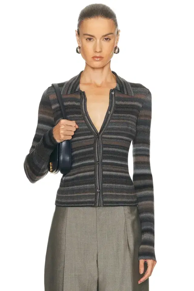 RE/DONE Ribbed Polo Cardi