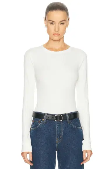 RE/DONE Baby Waffle Long Sleeve Top | Thumbnail 1 RE/DONE Baby Waffle Long Sleeve Top | Thumbnail 1