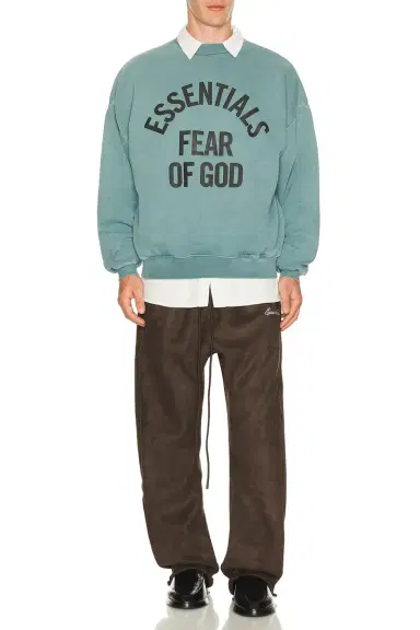Fear of God Essentials Campus 90's Crewneck Sweatshirt | Thumbnail 3