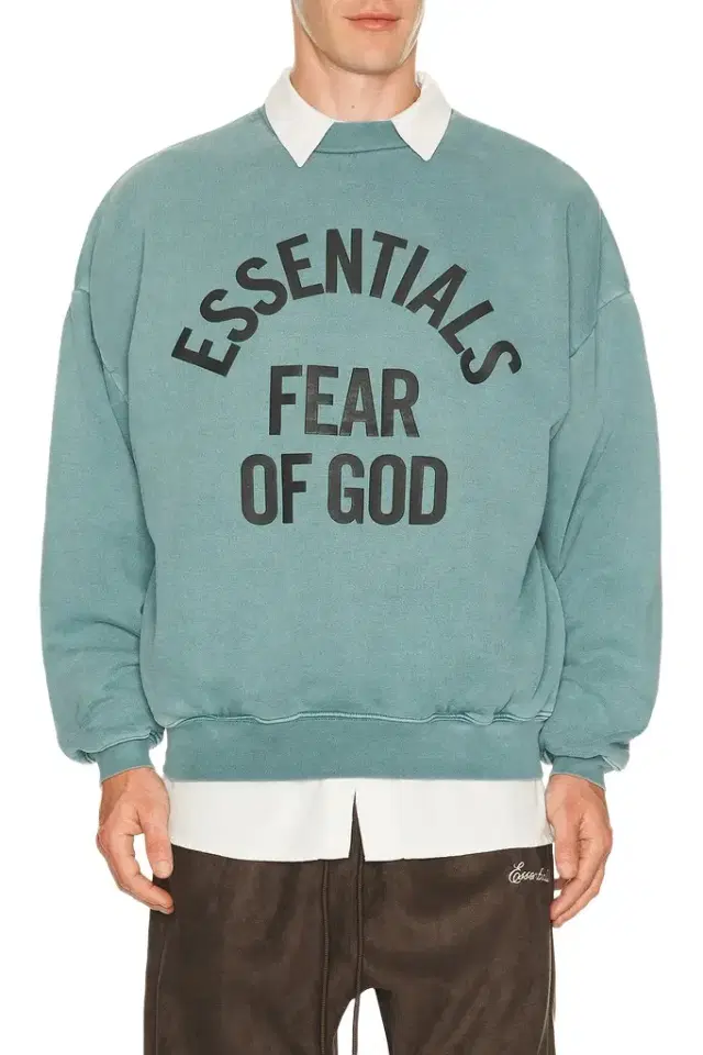 Fear of God Essentials Campus 90's Crewneck Sweatshirt