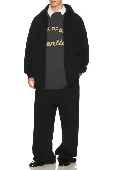 Fear of God Essentials Property Lounge Long Zip Hoodie | Thumbnail 4
