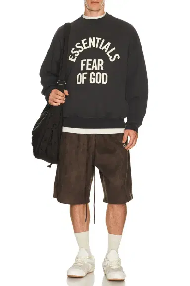 Fear of God Essentials Campus 90's Crewneck Sweatshirt | Thumbnail 3