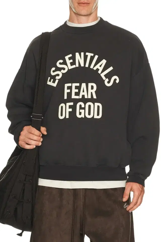 Fear of God Essentials Campus 90's Crewneck Sweatshirt