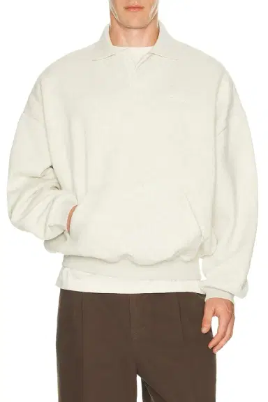 Fear of God Essentials Signature 90's Polo Sweatshirt | Thumbnail 1