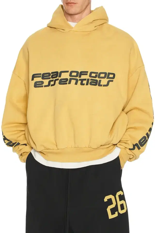 Fear of God Essentials Cropped Relaxed Hoodie
