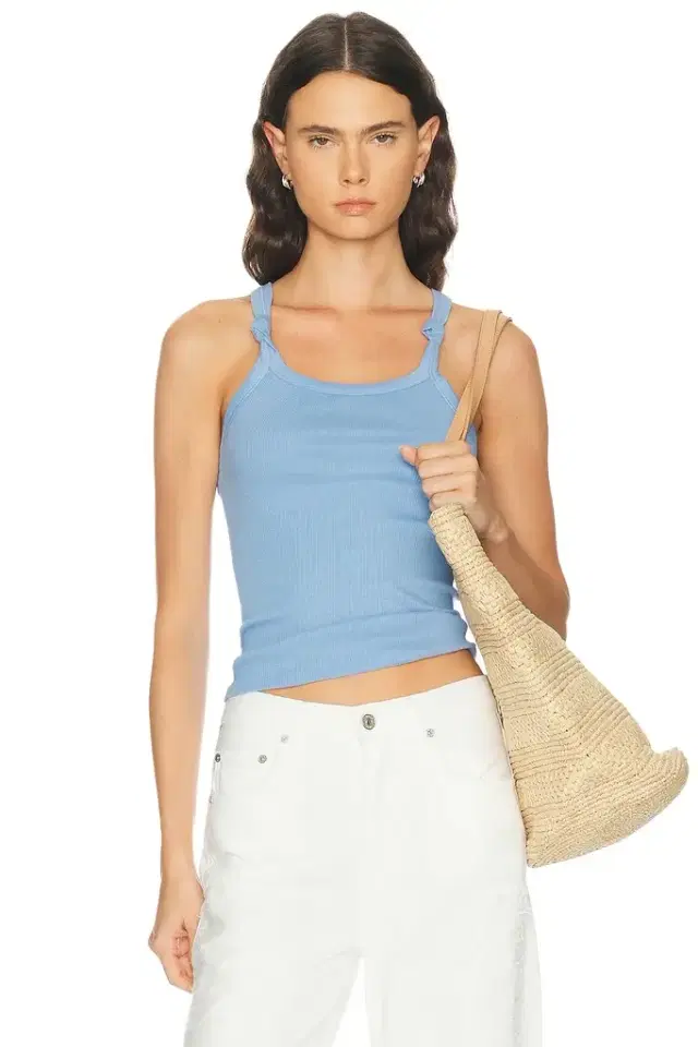 RE/DONE Knotted Ribbed Tank