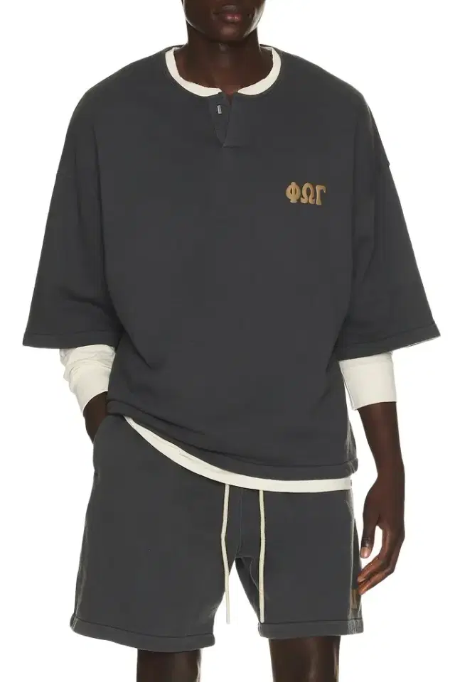 Fear of God Essentials 3/4 Henley Sweatshirt