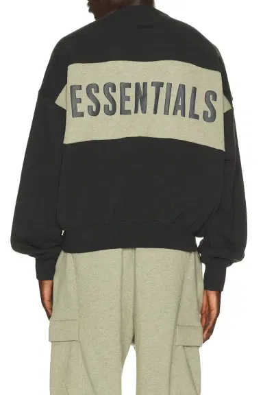 Fear of God Essentials Cropped Relaxed Panelled Sweatshirt | Thumbnail 2