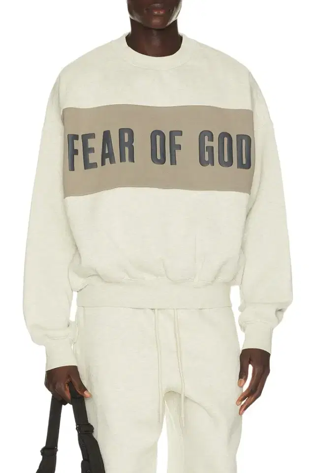 Fear of God Essentials Cropped Relaxed Panelled Sweatshirt