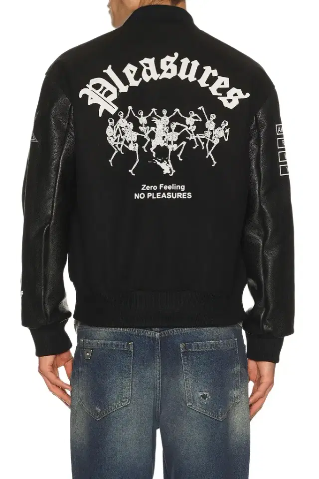 Pleasures x Zero Skateboards Varsity Jacket
