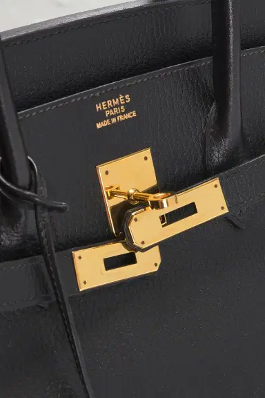 HERMÈS Hermes 1996 Ardennes Birkin 35 Retourne Handbag | Thumbnail 6