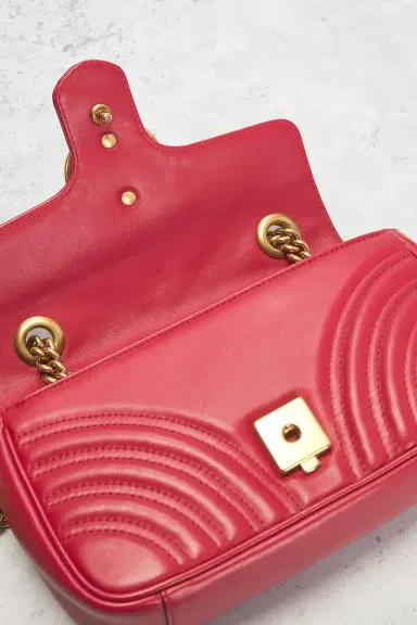 Gucci Gucci Mini GG Marmont Shoulder Bag | Thumbnail 9