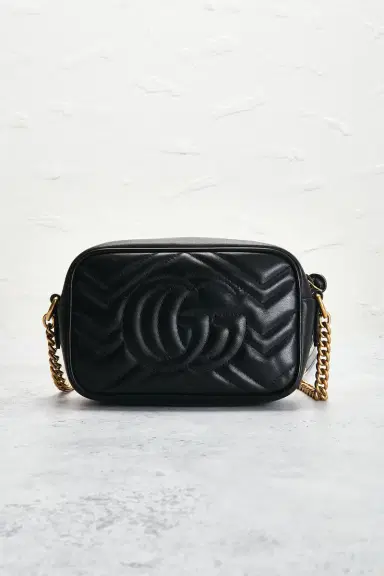Gucci Gucci Mini GG Marmont Shoulder Bag | Thumbnail 3
