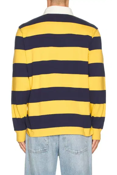 Polo Ralph Lauren Long Sleeve Jersey Knit Society Bear Rugby Shirt | Thumbnail 2