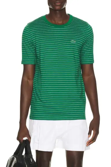 Lacoste Runway Striped Jersey T-Shirt | Thumbnail 1