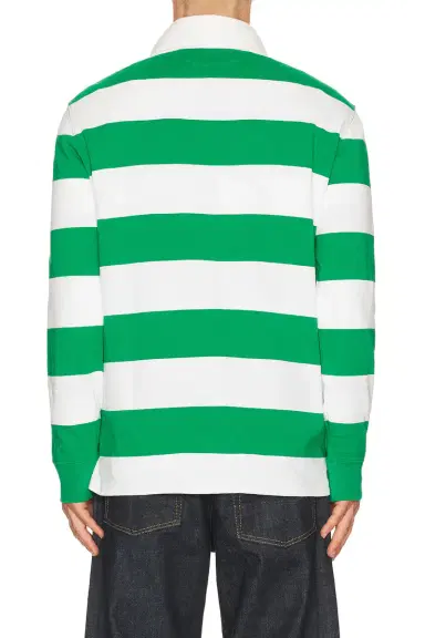 Polo Ralph Lauren Long Sleeve Iconic Stripe Rugby Polo | Thumbnail 2