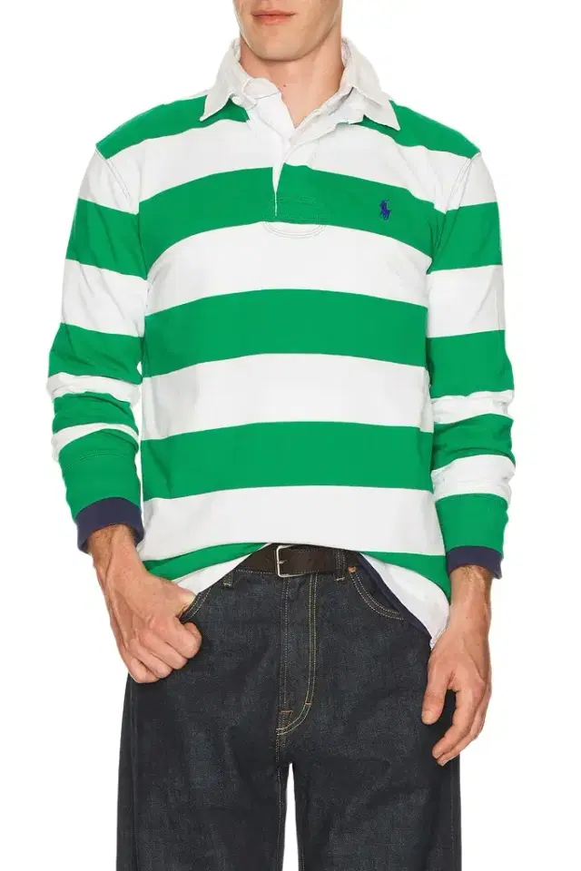Polo Ralph Lauren Long Sleeve Iconic Stripe Rugby Polo