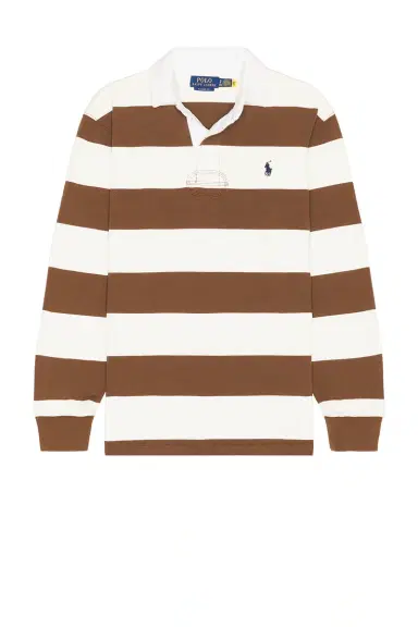 Polo Ralph Lauren Long Sleeve Iconic Rugby Stripe Polo | Thumbnail 4