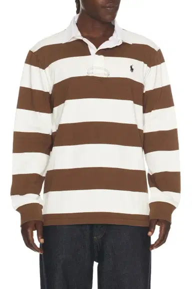 Polo Ralph Lauren Long Sleeve Iconic Rugby Stripe Polo | Thumbnail 1
