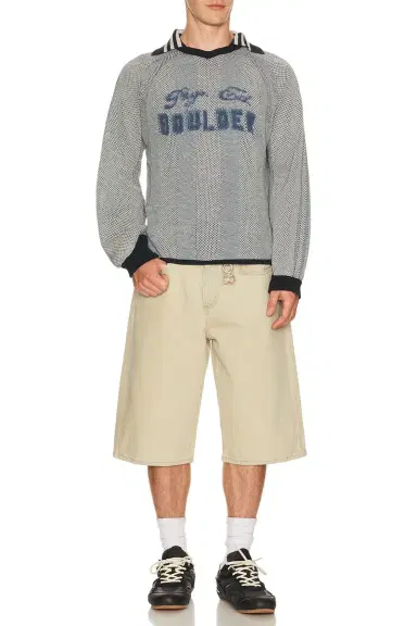 Isa Boulder Athletic Stripe Sweater | Thumbnail 3