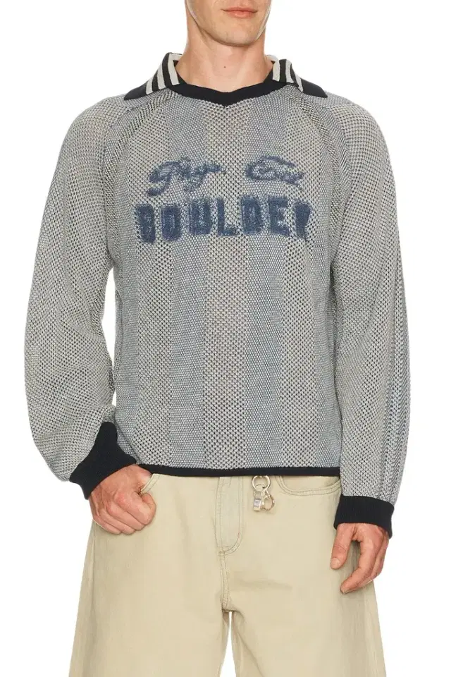 Isa Boulder Athletic Stripe Sweater