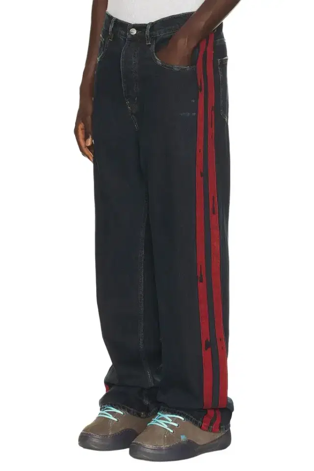 Nahmias Destroyed Denim Track Pant