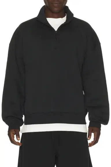 Skims Fleece Lounge Quarter Zip | Thumbnail 1