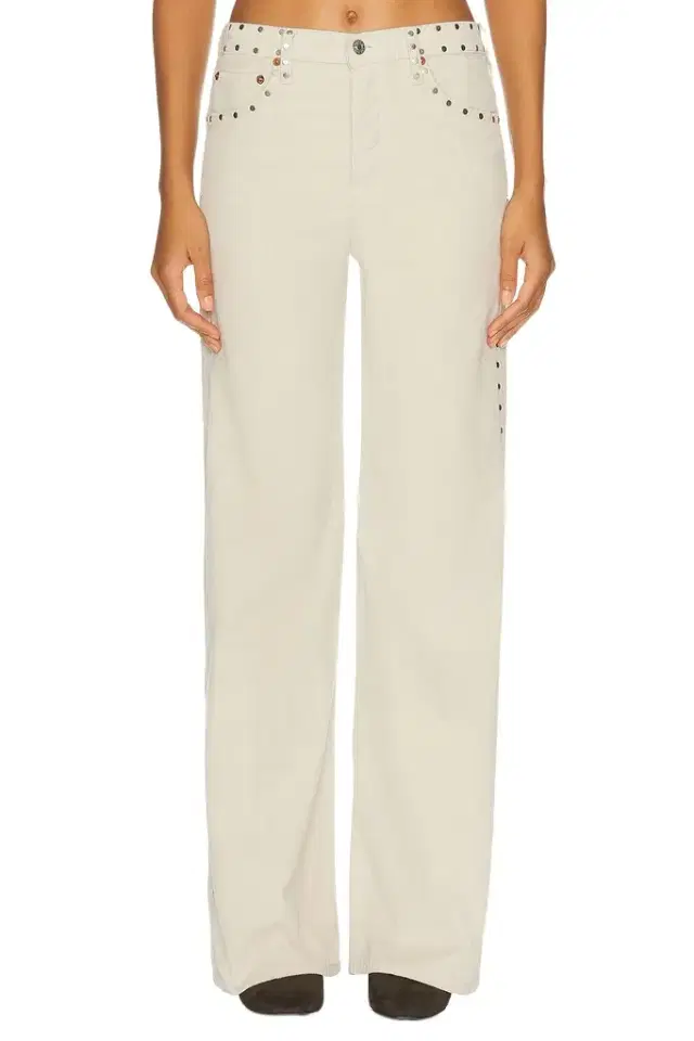 RE/DONE High Rise Wide Leg Jeans