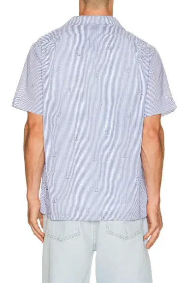 Polo Ralph Lauren Seersucker Sailboat Print Andy Camp Shirt | Thumbnail 2