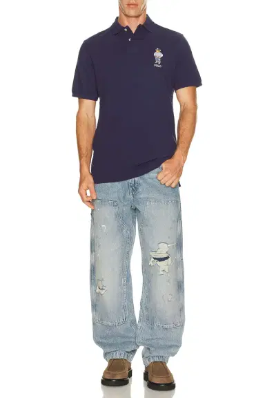 Polo Ralph Lauren Novelty Denim Bear Polo | Thumbnail 3 Polo Ralph Lauren Novelty Denim Bear Polo | Thumbnail 3