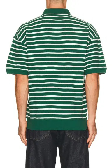 Polo Ralph Lauren Jacquard Textured Striped Polo | Thumbnail 2