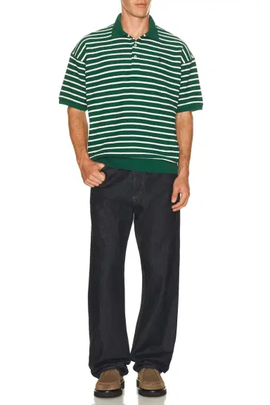 Polo Ralph Lauren Jacquard Textured Striped Polo | Thumbnail 3