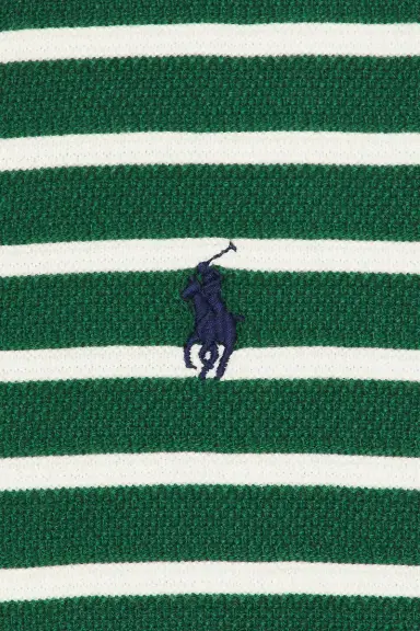 Polo Ralph Lauren Jacquard Textured Striped Polo | Thumbnail 5