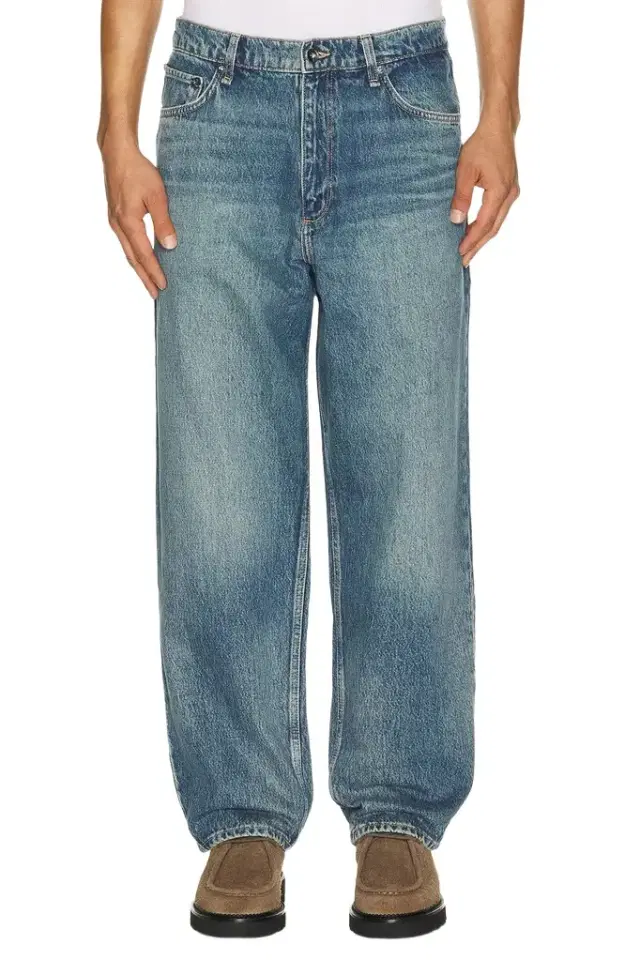 rag & bone Rb Baggy Authentic Rigid Jeans
